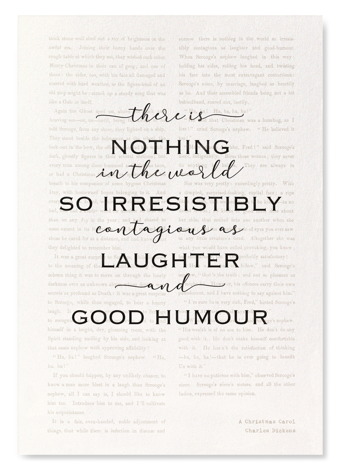 LAUGHTER AND GOOD HUMOUR (1843)