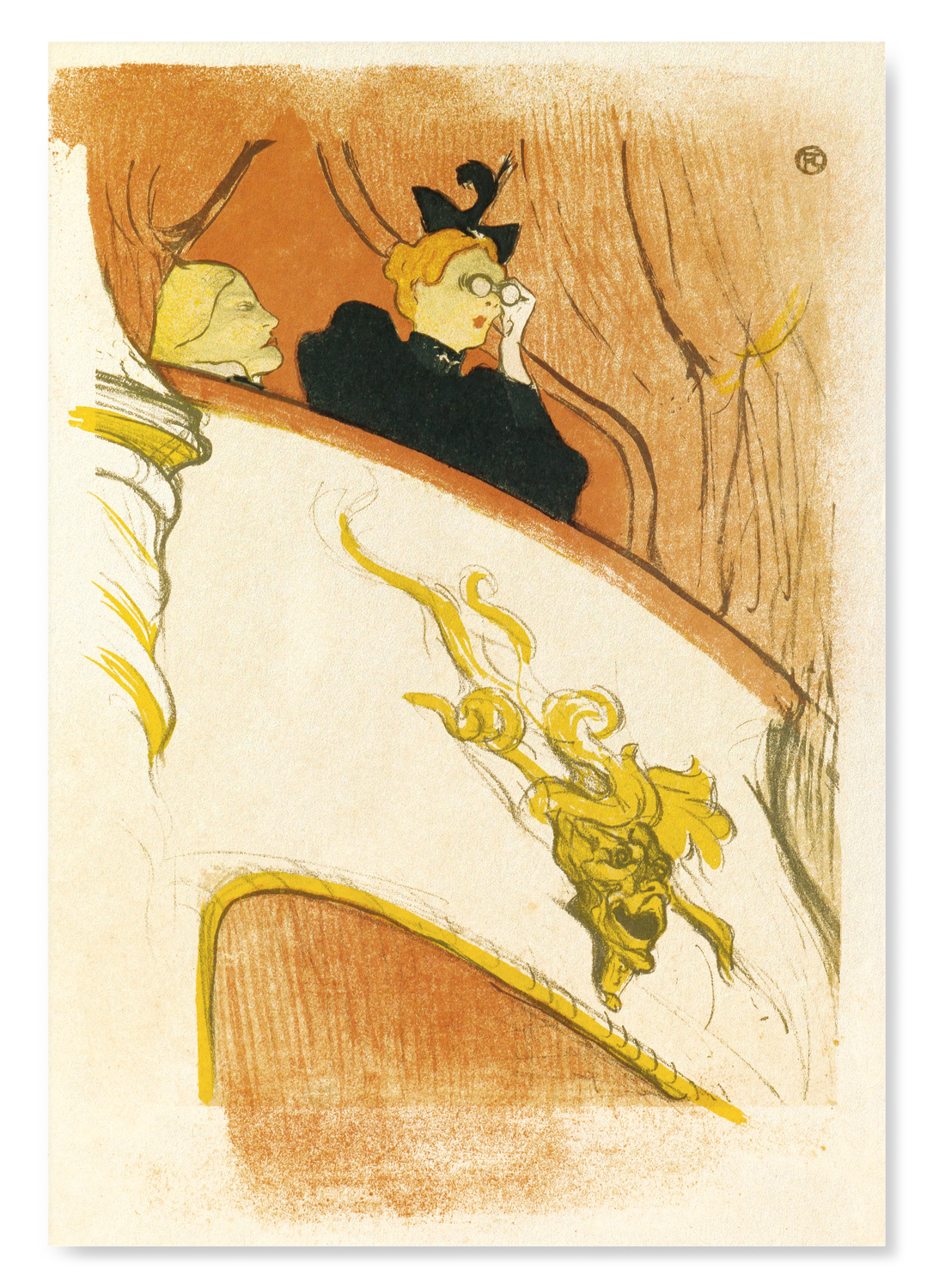 LA LOGE AU MASCARON DORÉ (1893)