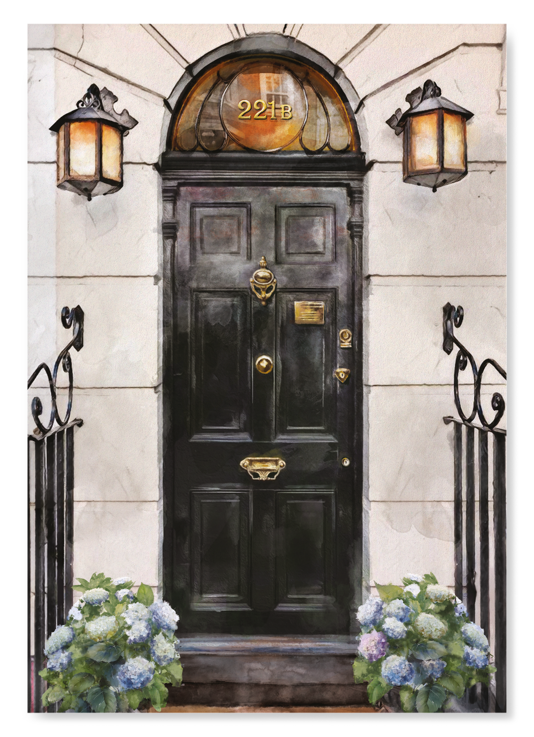 FRONT DOOR OF 221B BAKER STREET DAY