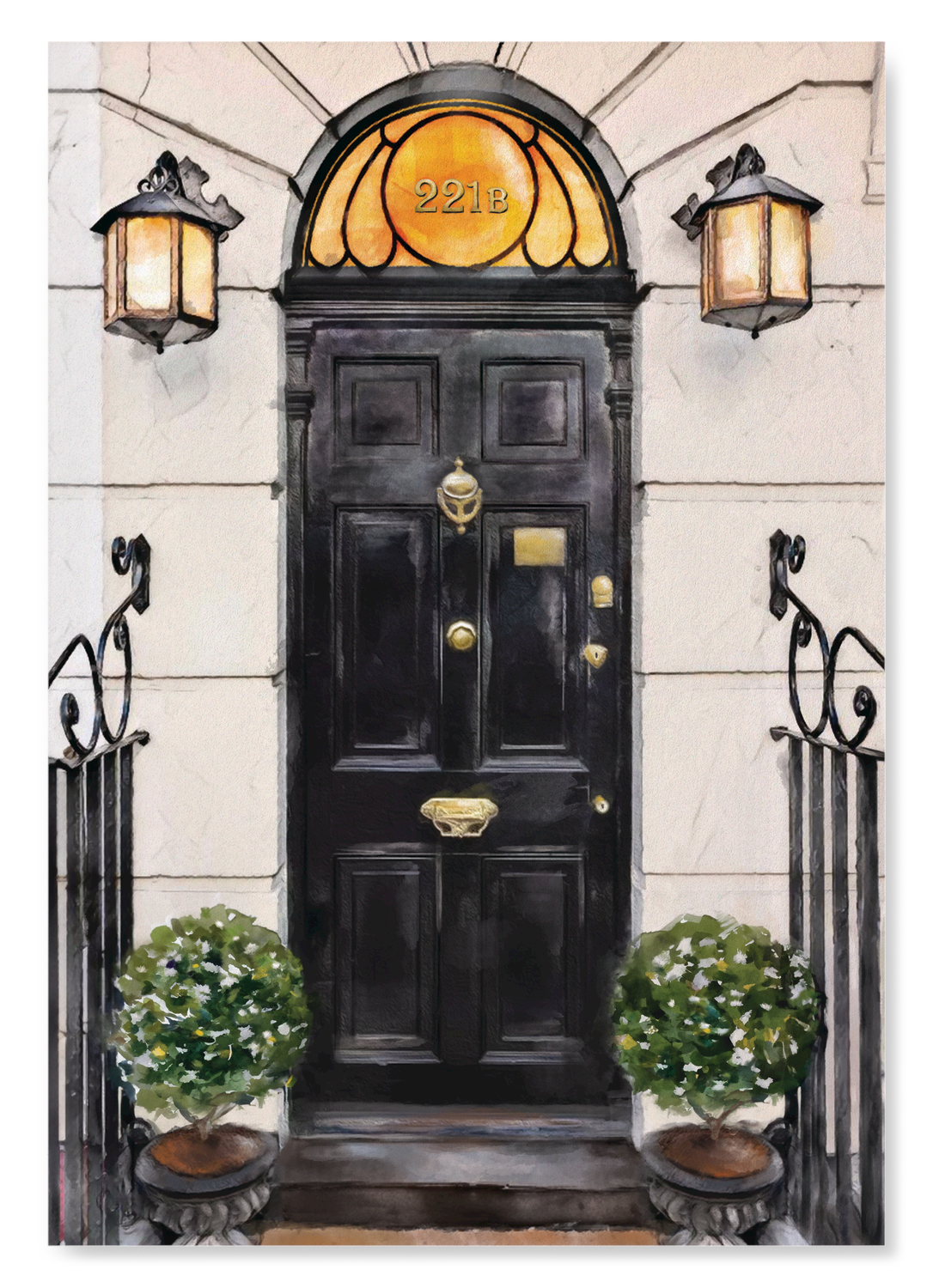 FRONT DOOR OF 221B BAKER STREET