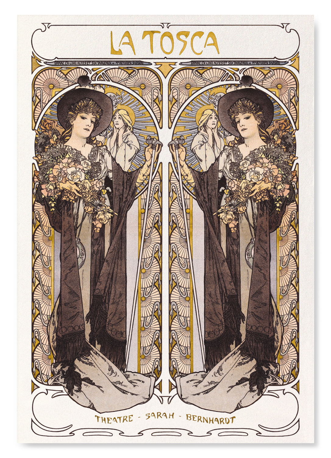 POSTER FOR TOSCA (1898)