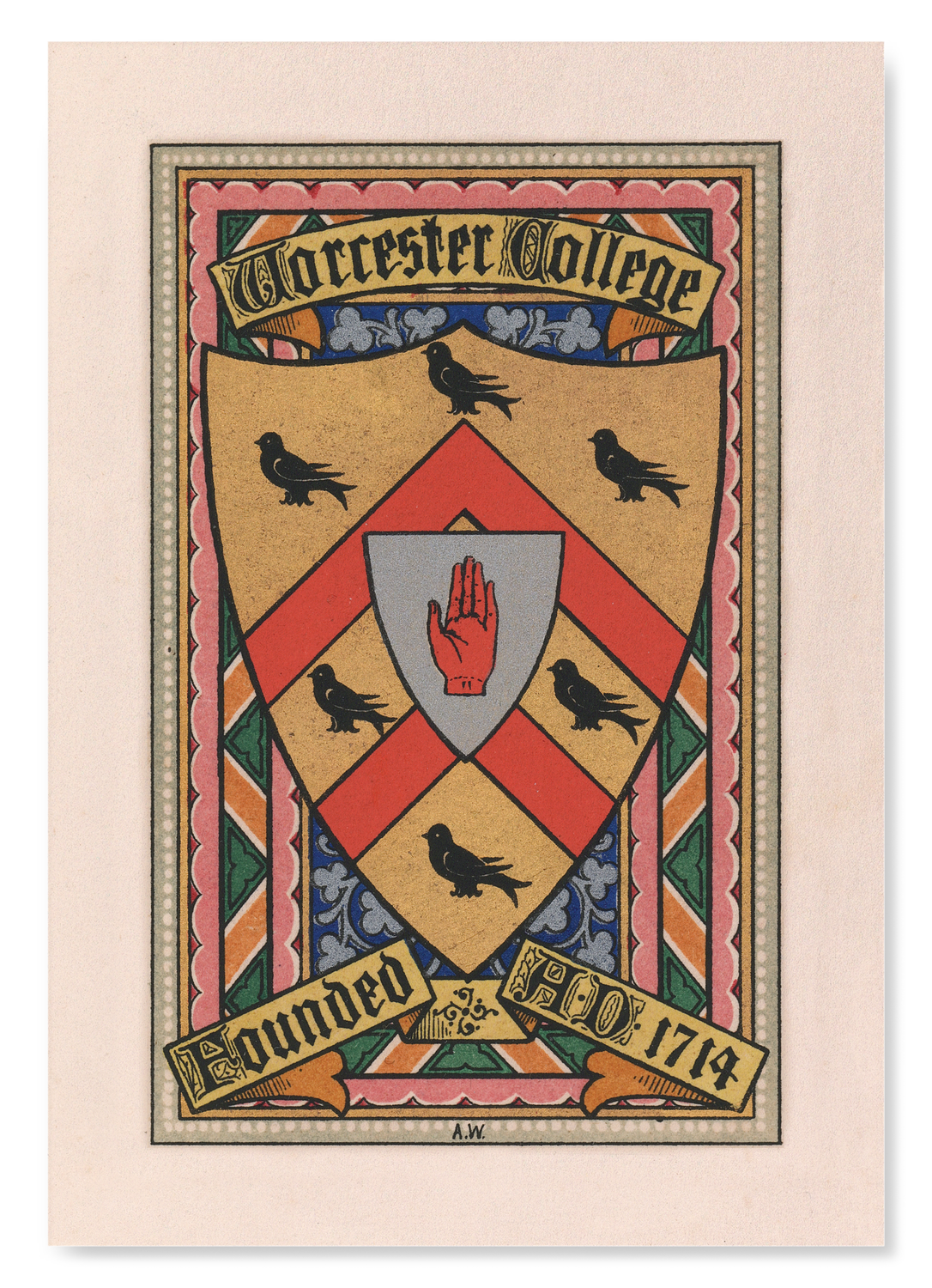 WORCESTER COLLEGE CREST