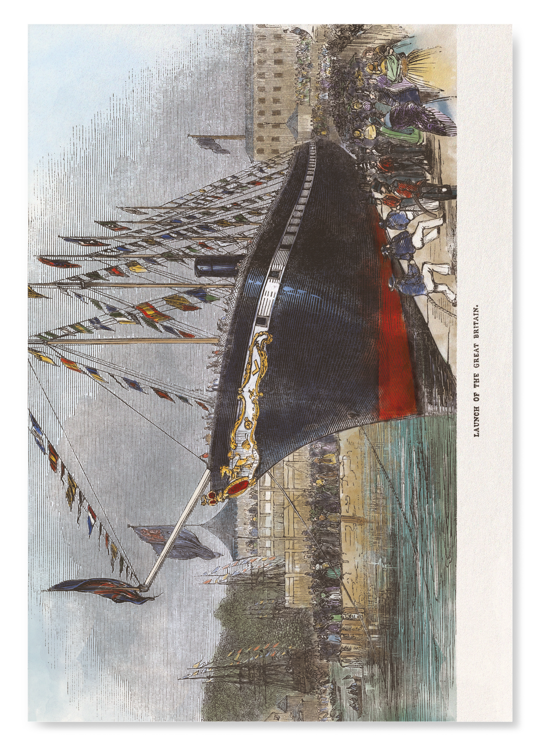 LAUNCH OF SS GREAT BRITAIN (1843)