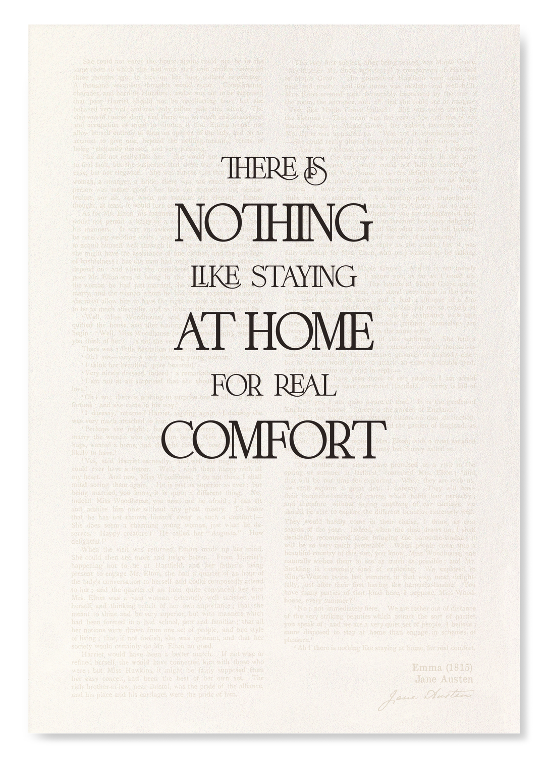 NOTHING LIKE STAYING AT HOME