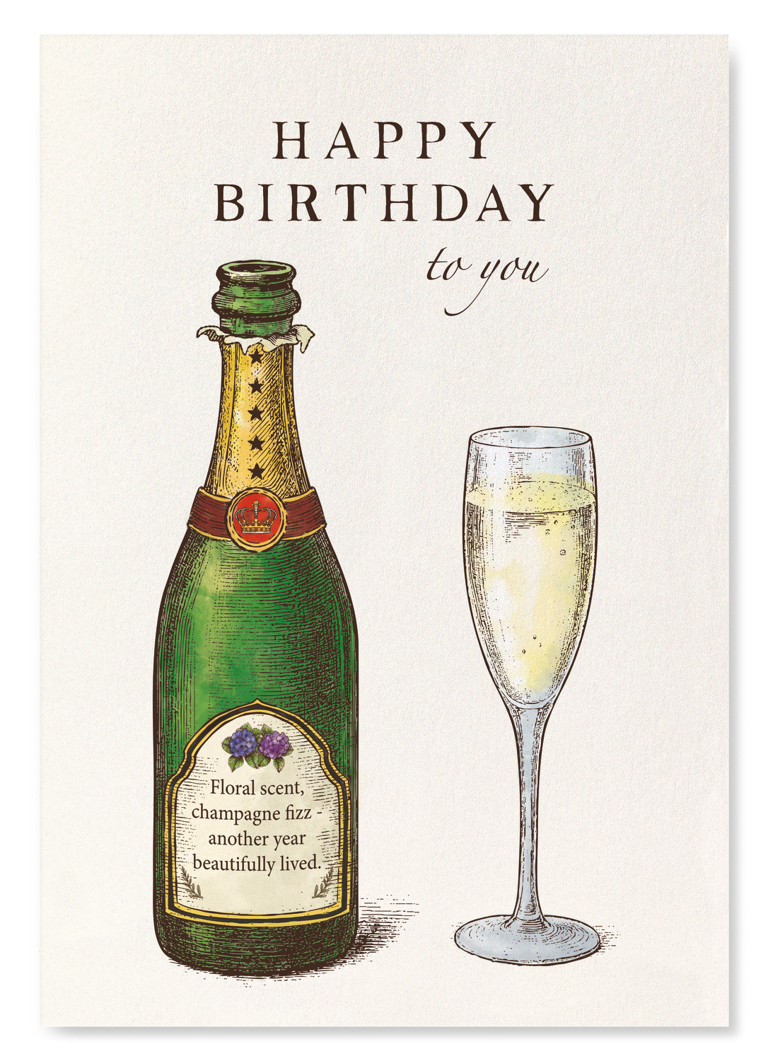 GARDENING BIRTHDAY CHAMPAGNE