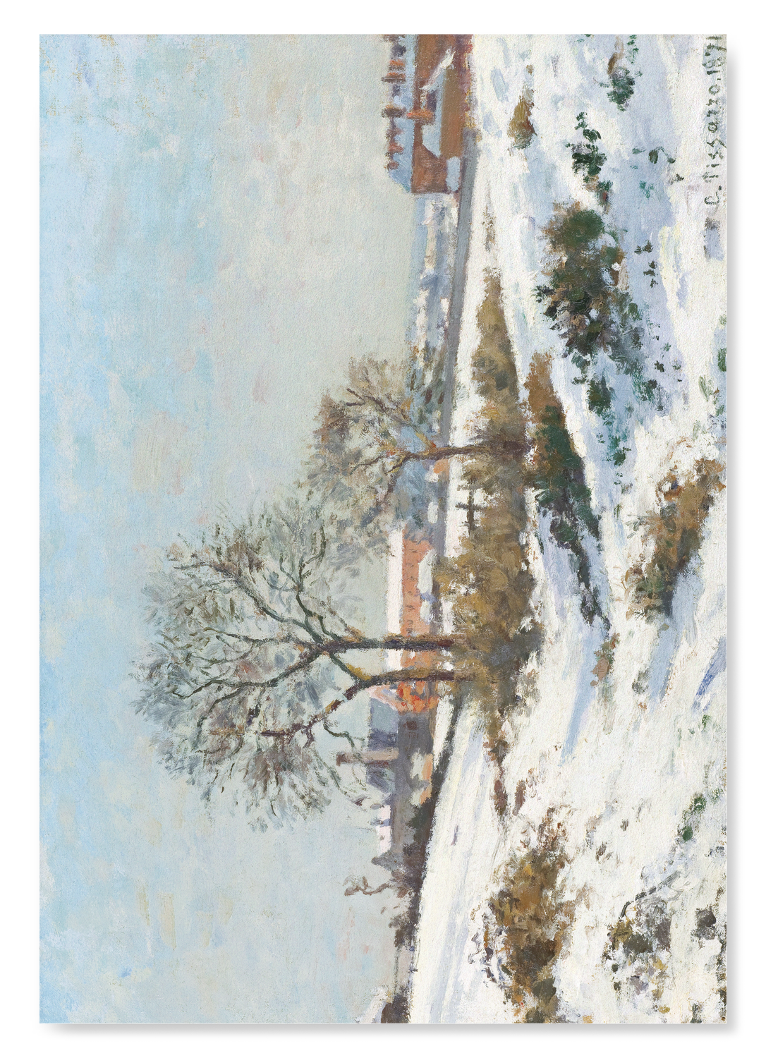 SNOWY LANDSCAPE AT SOUTH NORWOOD (1871)