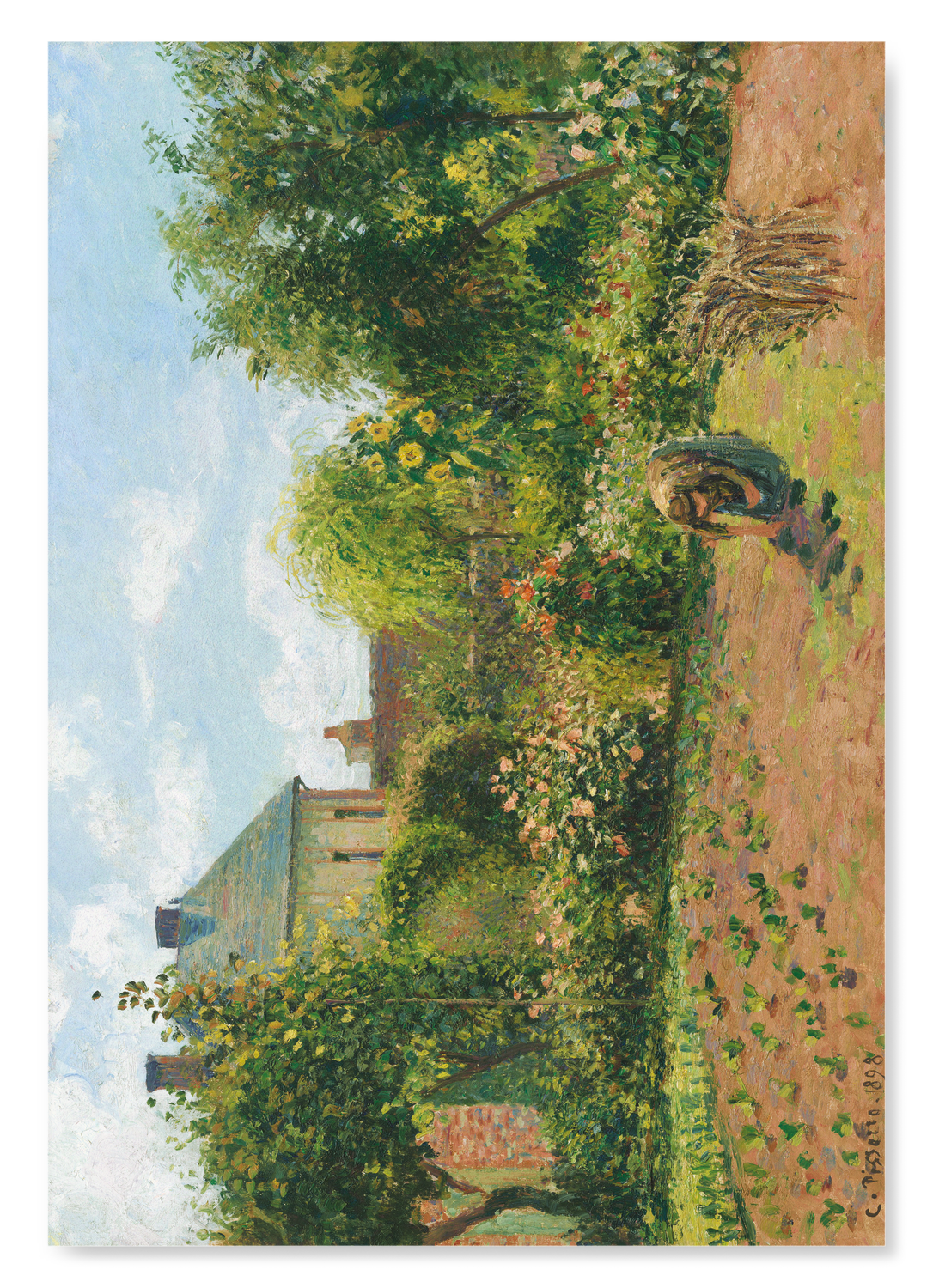 THE ARTIST’S GARDEN AT ÉRAGNY (1898)