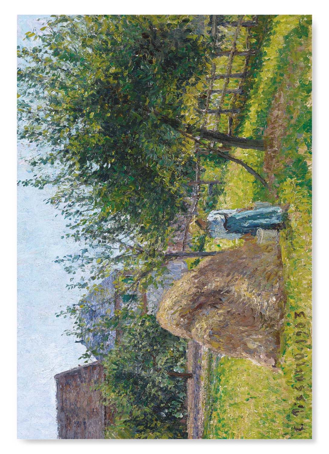 APPLE TREES IN ERAGNY, SUNNY MORNING (1903)