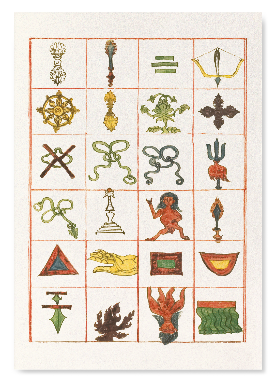 MONGOLIAN RITUAL SYMBOLS