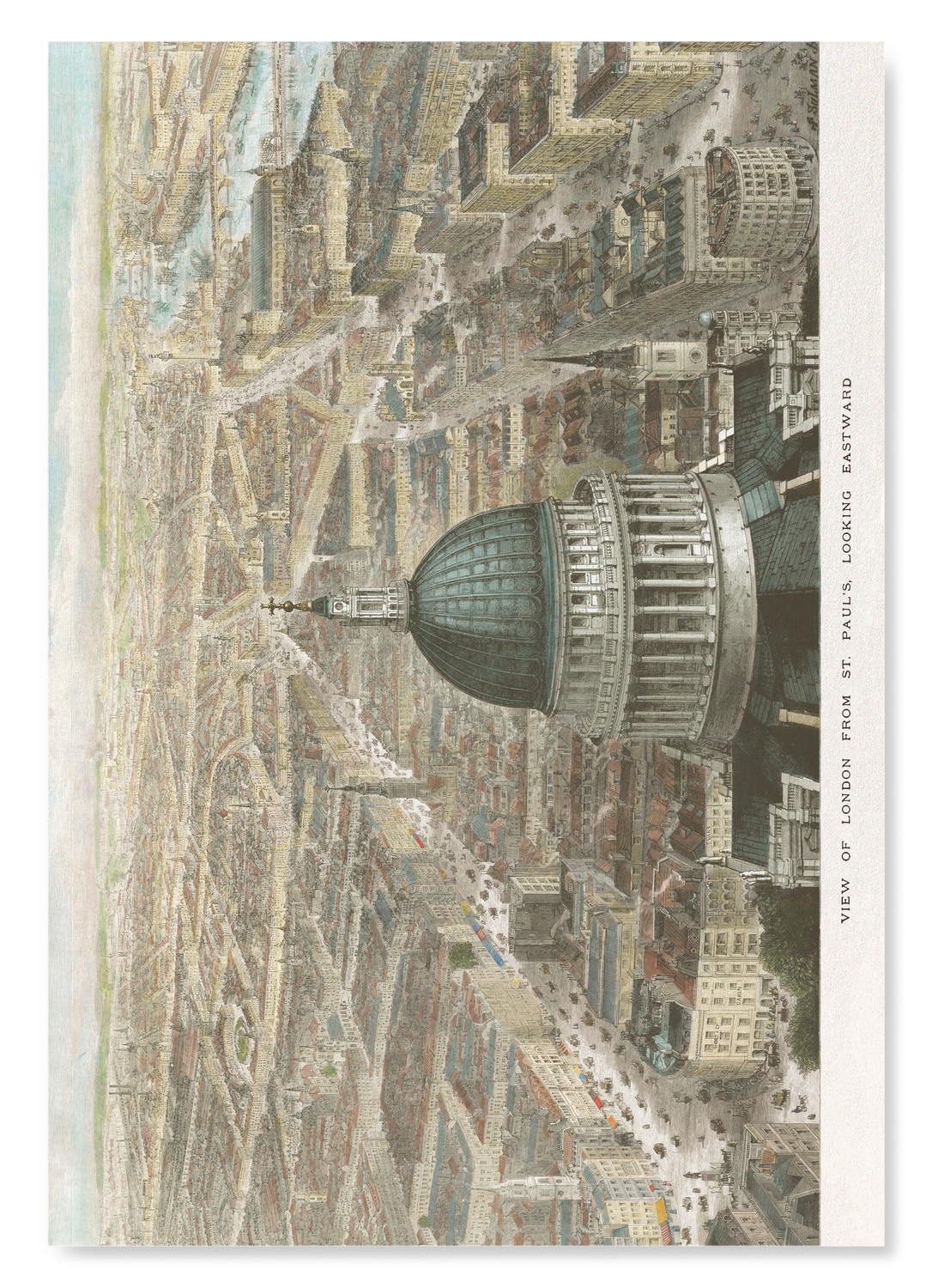 VIEW OF LONDON FROM ST PAUL’S, LOOKING EASTWARD (1892)