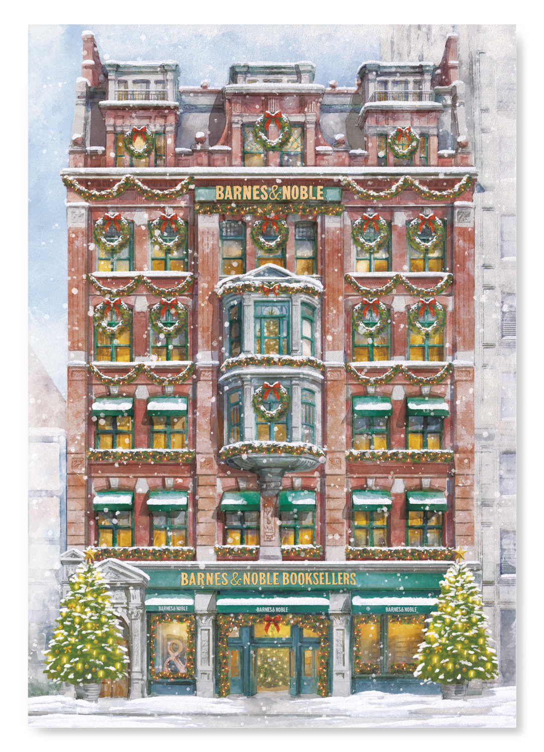 BARNES & NOBLE FLAGSHIP STORE - CHRISTMAS