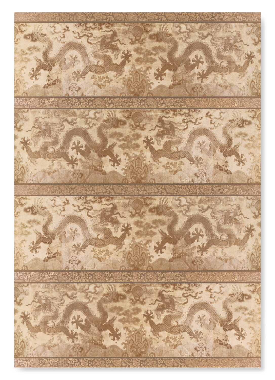 BANDE ORNÉE DE DEUX DRAGONS COURANT (18E S)