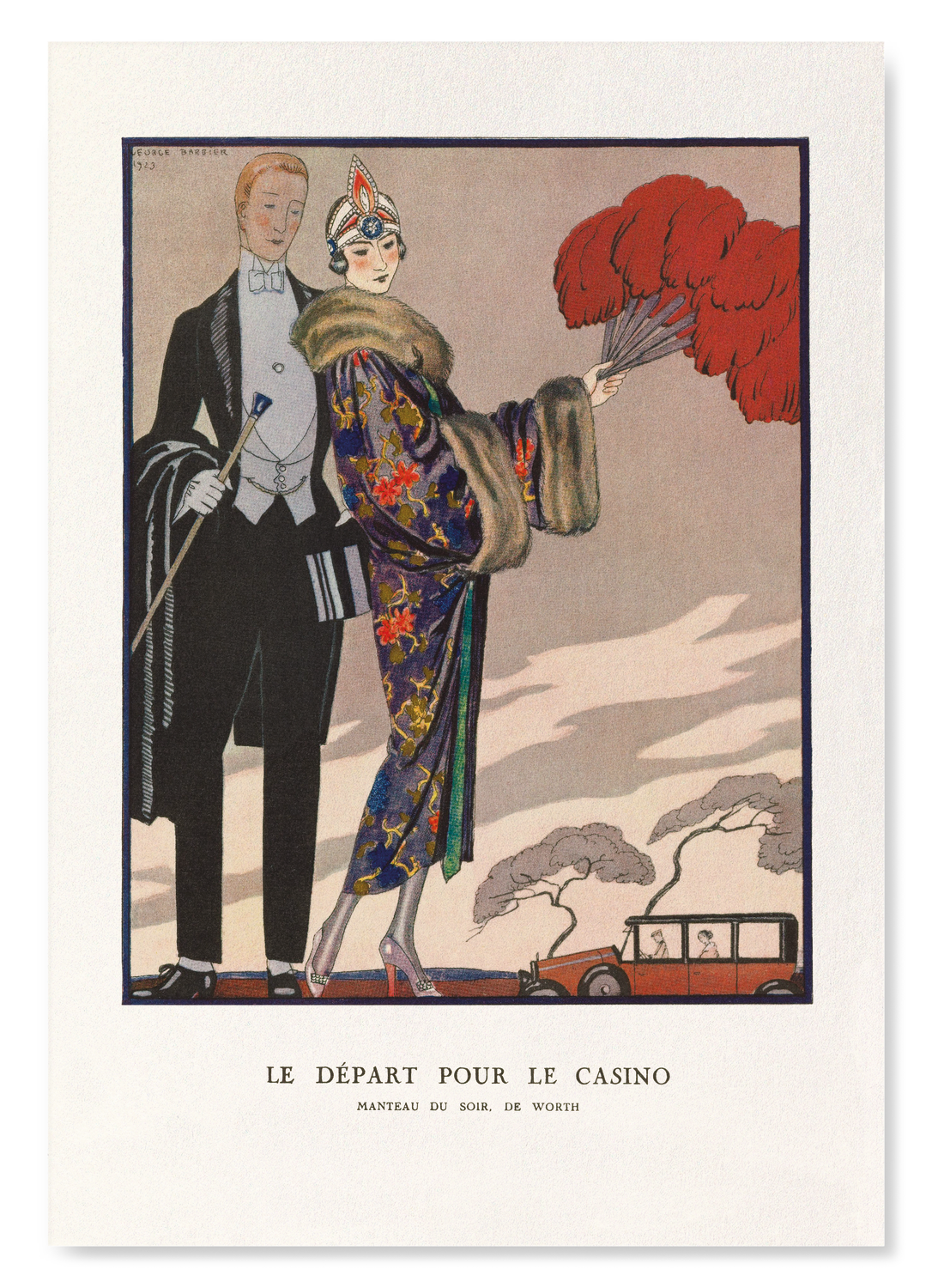 LE DÉPART POUR LE CASINO (1923)