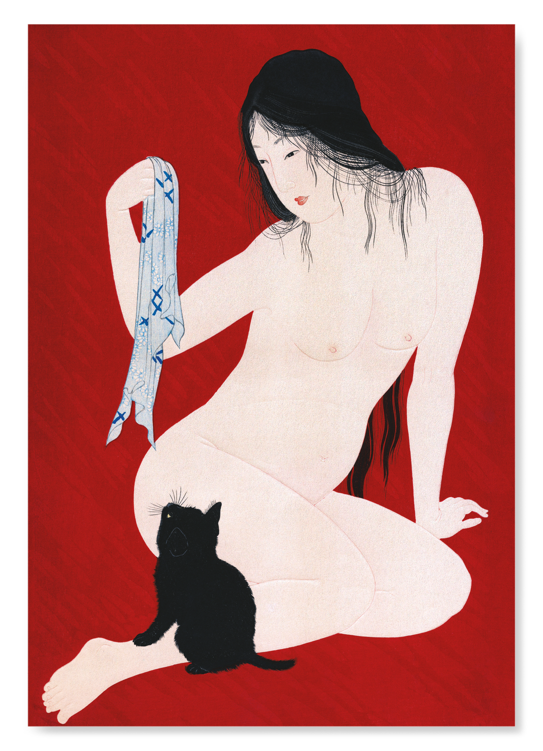 NUDE WITH BLACK CAT C.1930