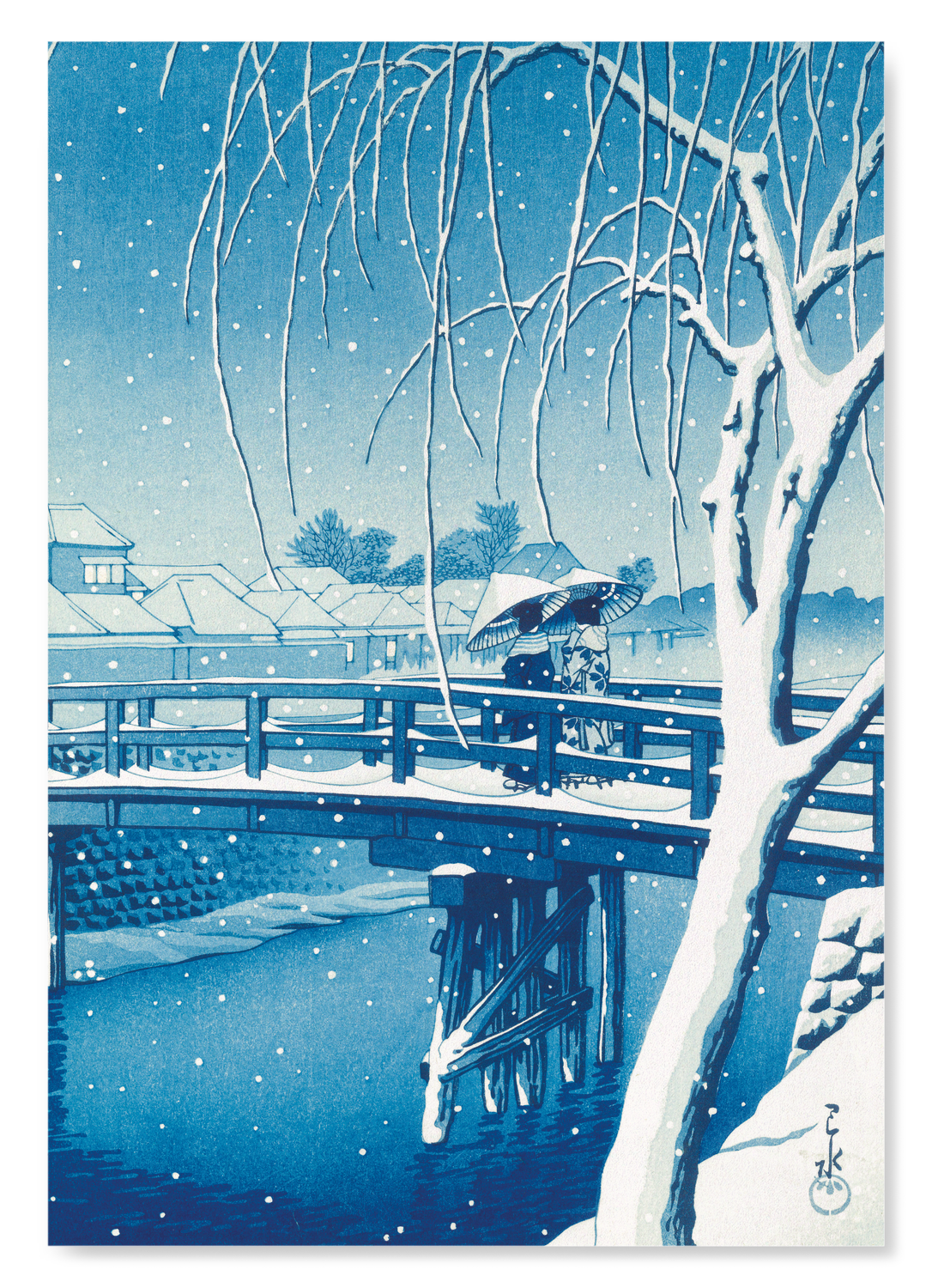 BRIDGE OVER EDO RIVER (C.1910)