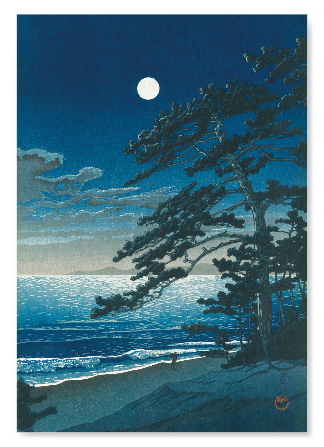 MOON AT NINOMIYA BEACH (1932)