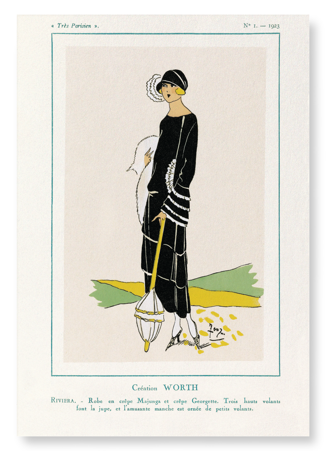 TRÈS PARISIEN - BLACK DRESS (1923)