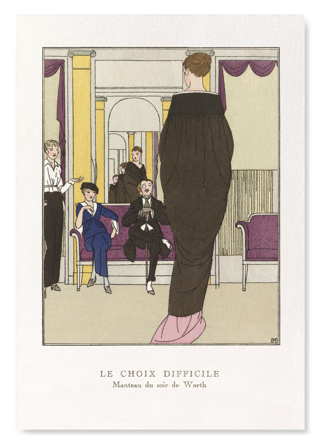 EVENING COAT BY WORTH (1914)