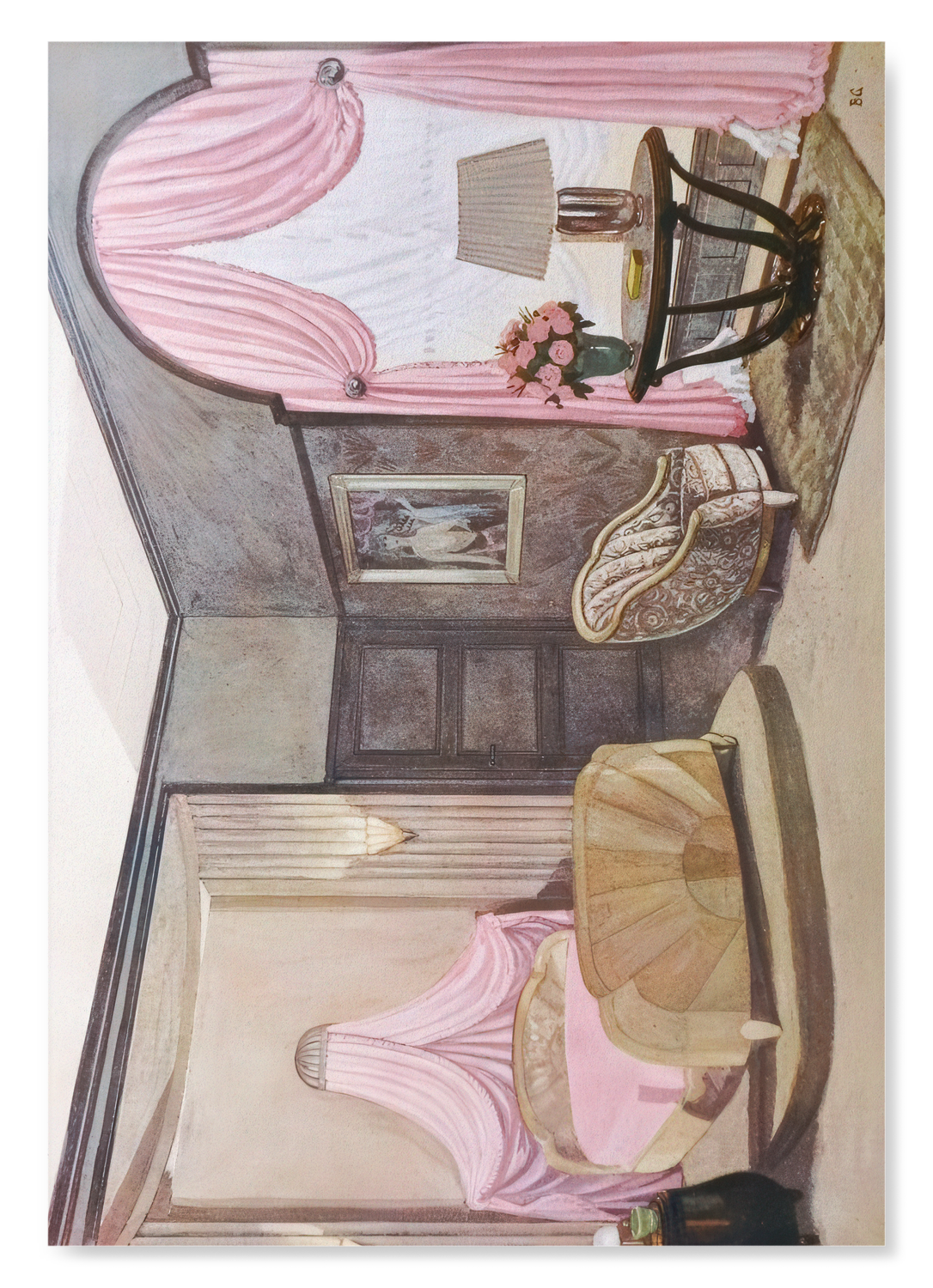 BEDROOM DESIGN BY GROULT (C.1920)