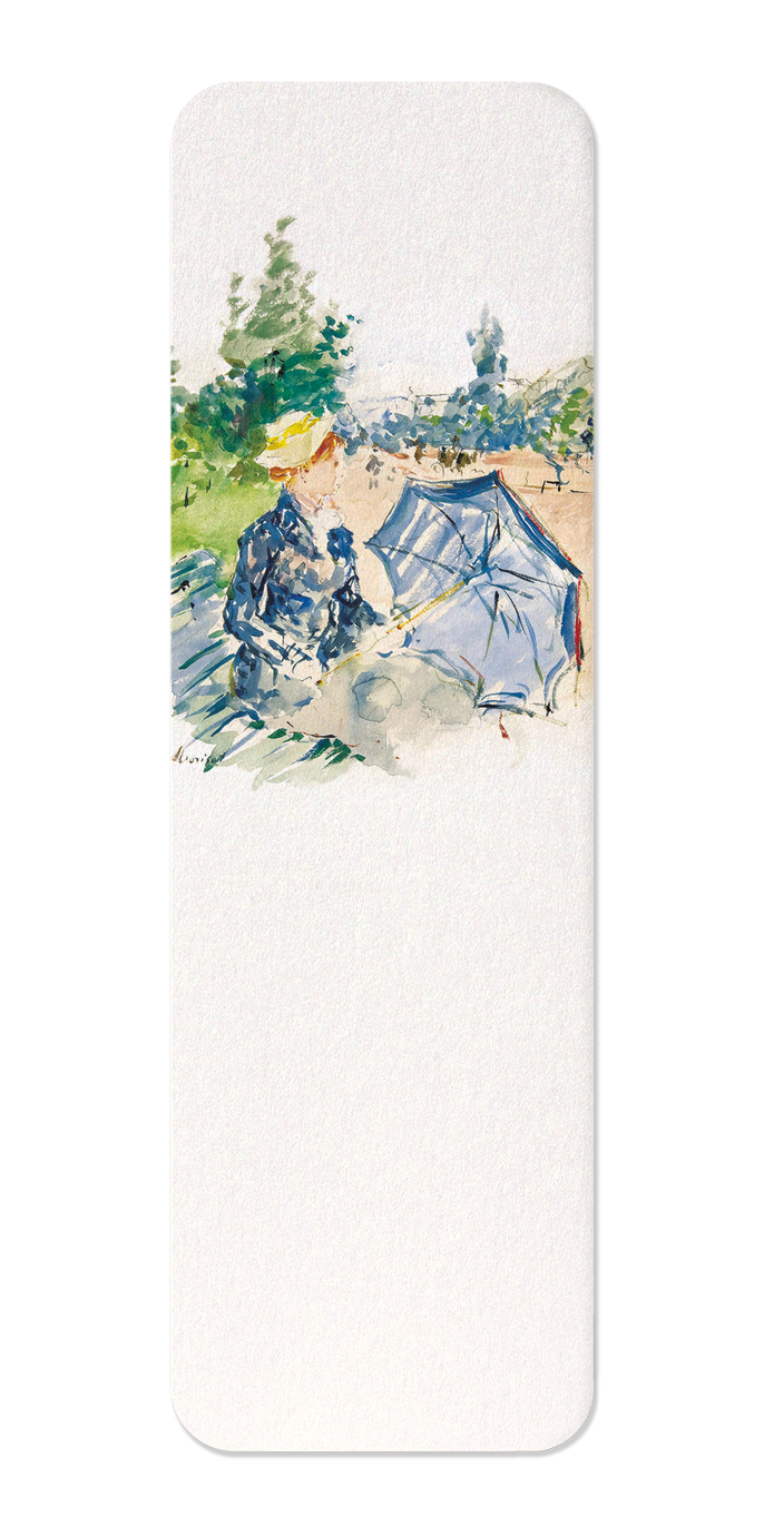 WOMAN SEATED AT THE AVENUE DU BOIS (1885)