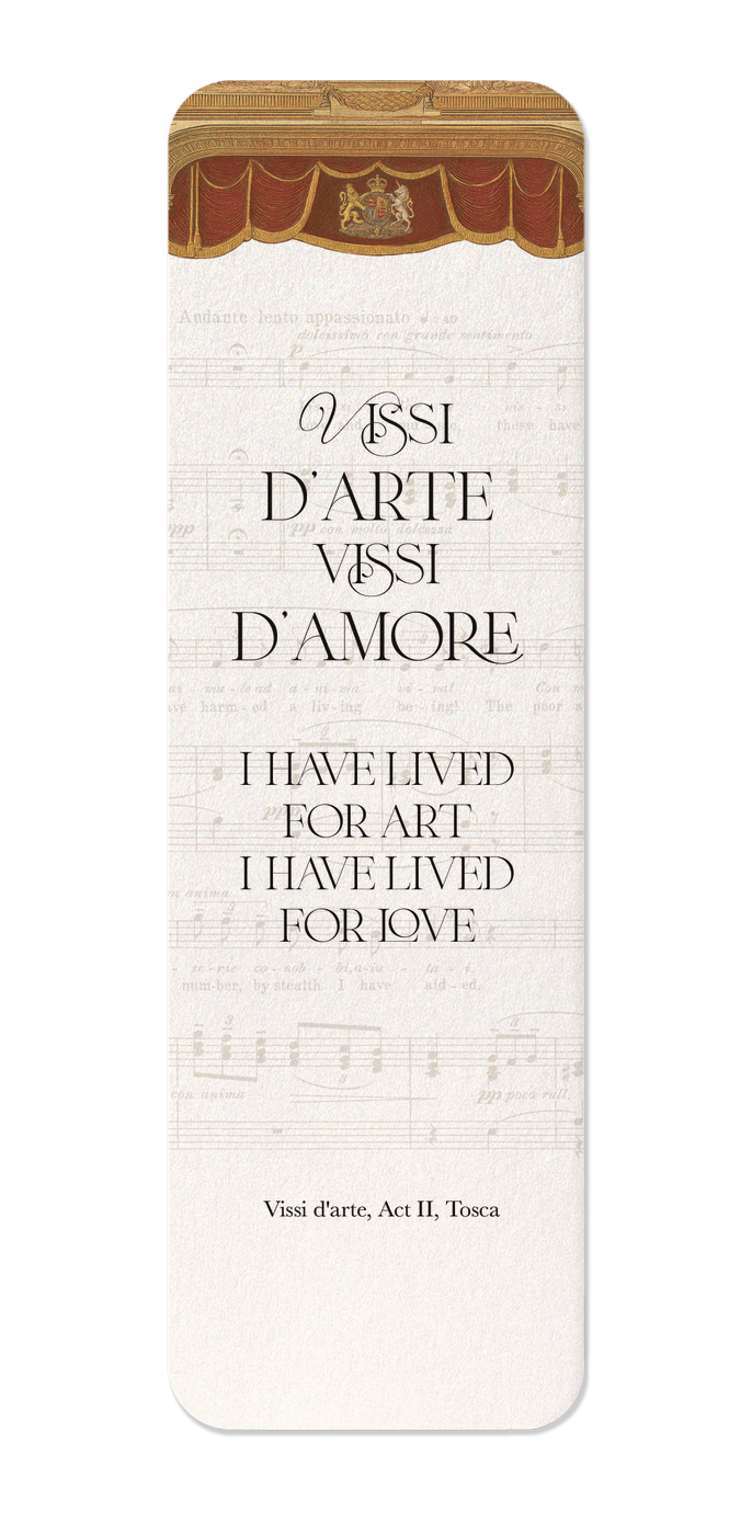 VISSI D'ARTE FROM TOSCA ACT II