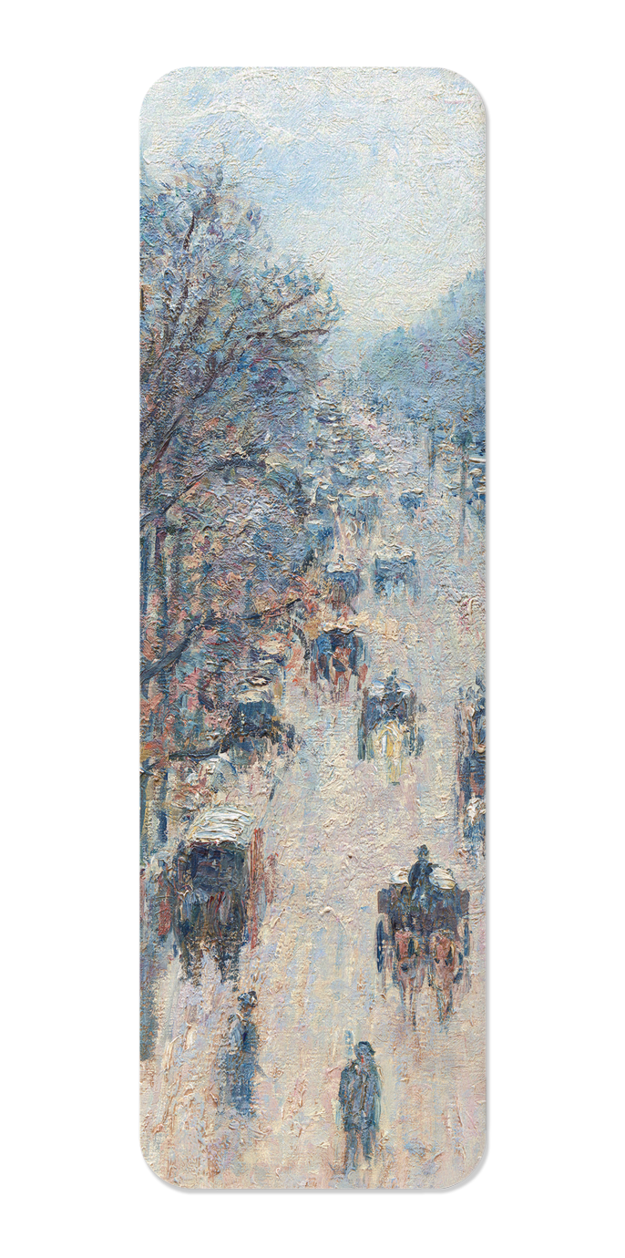 THE BOULEVARD MONTMARTRE ON A WINTER MORNING (1897)