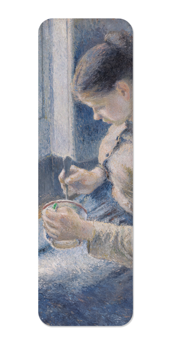 YOUNG PEASANT HAVING HER COFFEE (1881)