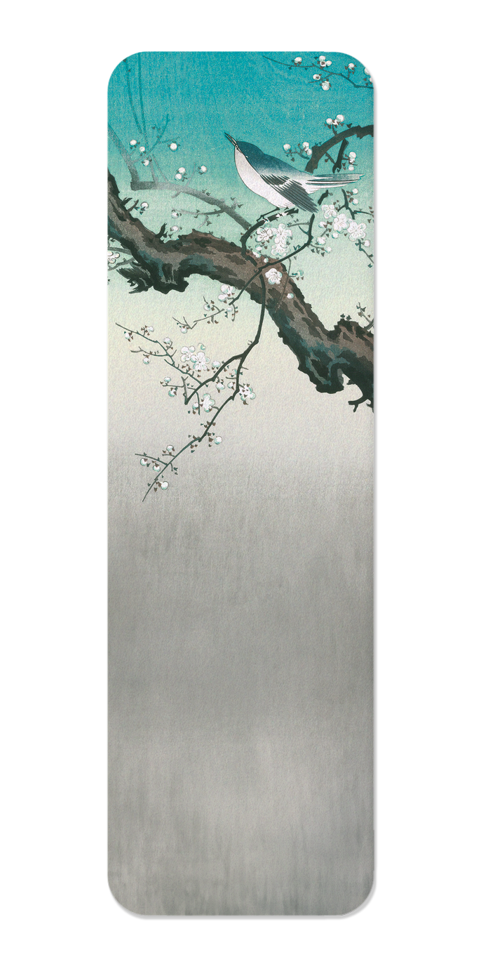 BUSH WARBLER AND PLUM BLOSSOMS