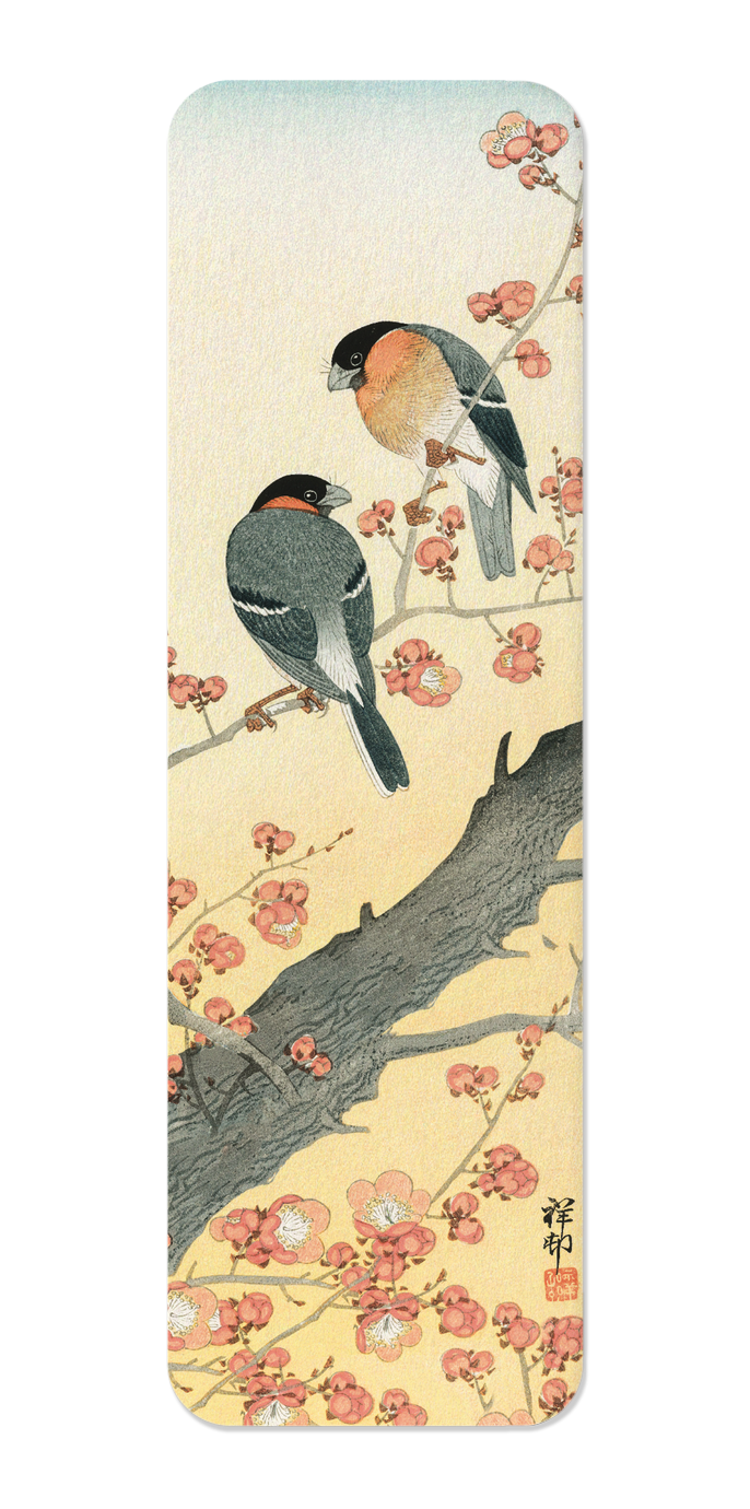 BULLFINCHES AND PLUM BLOSSOMS (C.1900)