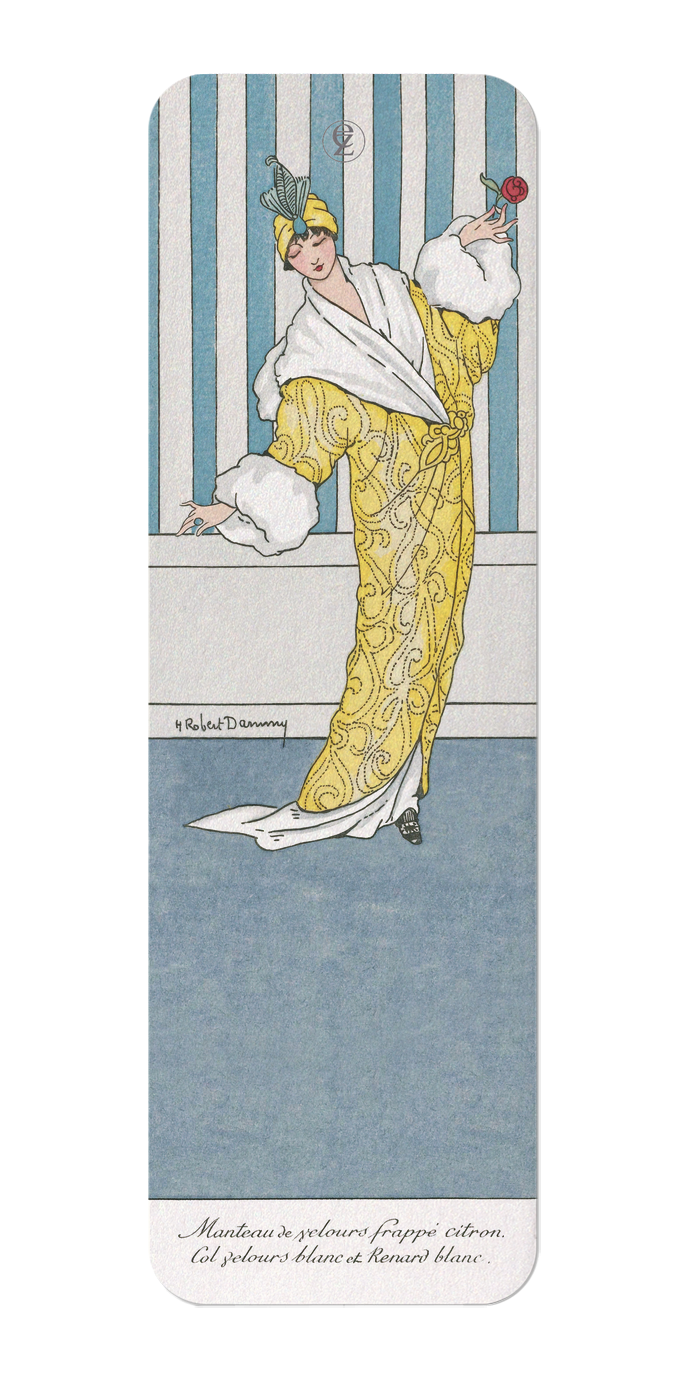 MANTEAU DE VELOURS FRAPPÉ CITRON (1913)