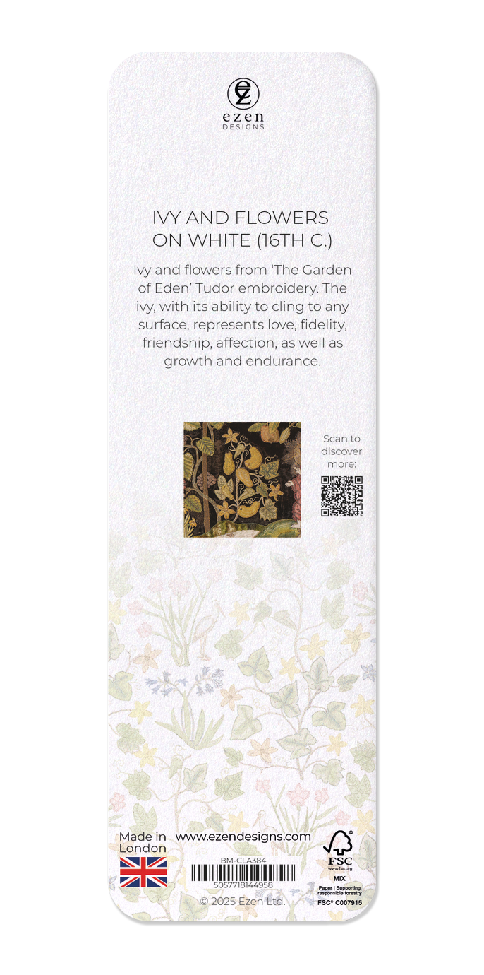 IVY AND FLOWERS ON WHITE (16TH C.)