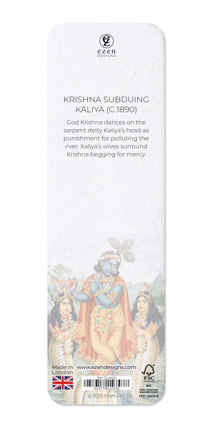 KRISHNA SUBDUING KALIYA (C.1890)