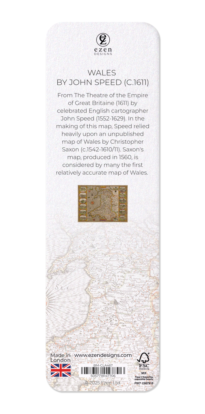 WALES BY JOHN SPEED (C.1611)