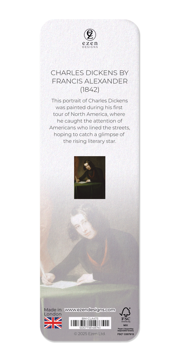 CHARLES DICKENS BY FRANCIS ALEXANDER (1842)