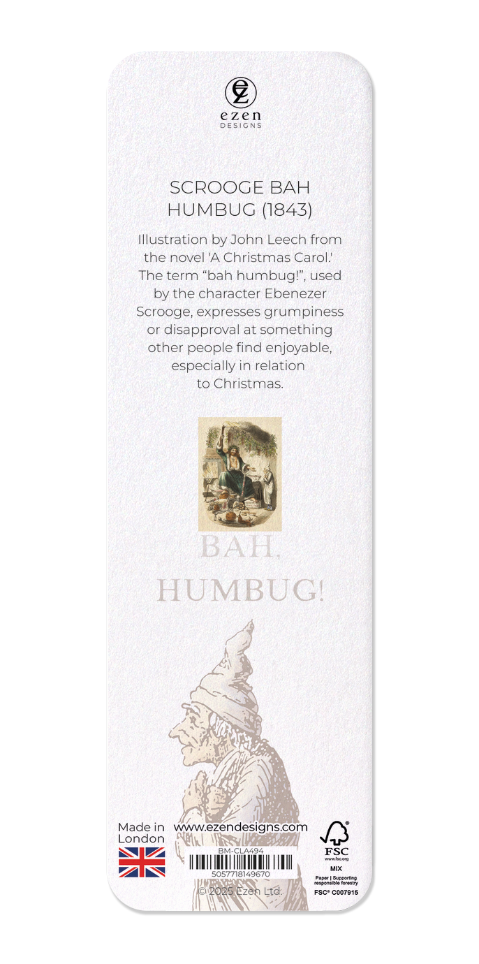SCROOGE BAH HUMBUG (1843)