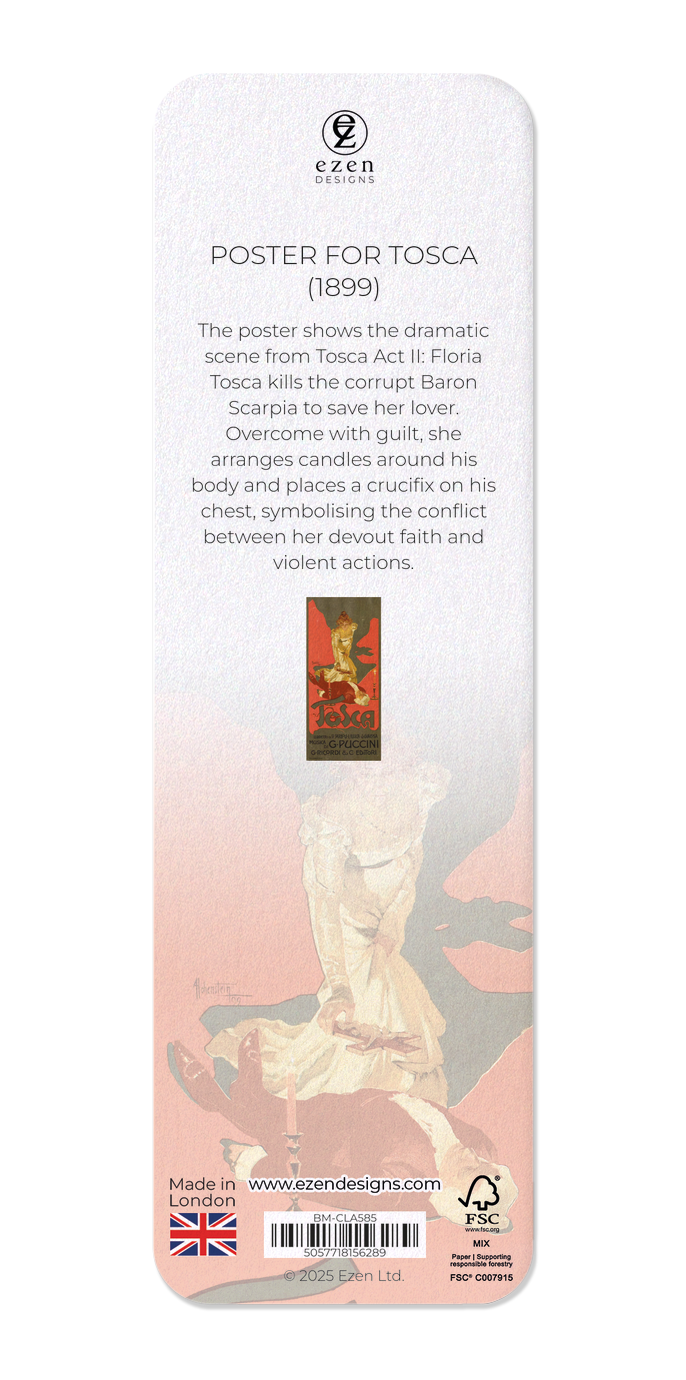 POSTER FOR TOSCA (1899)