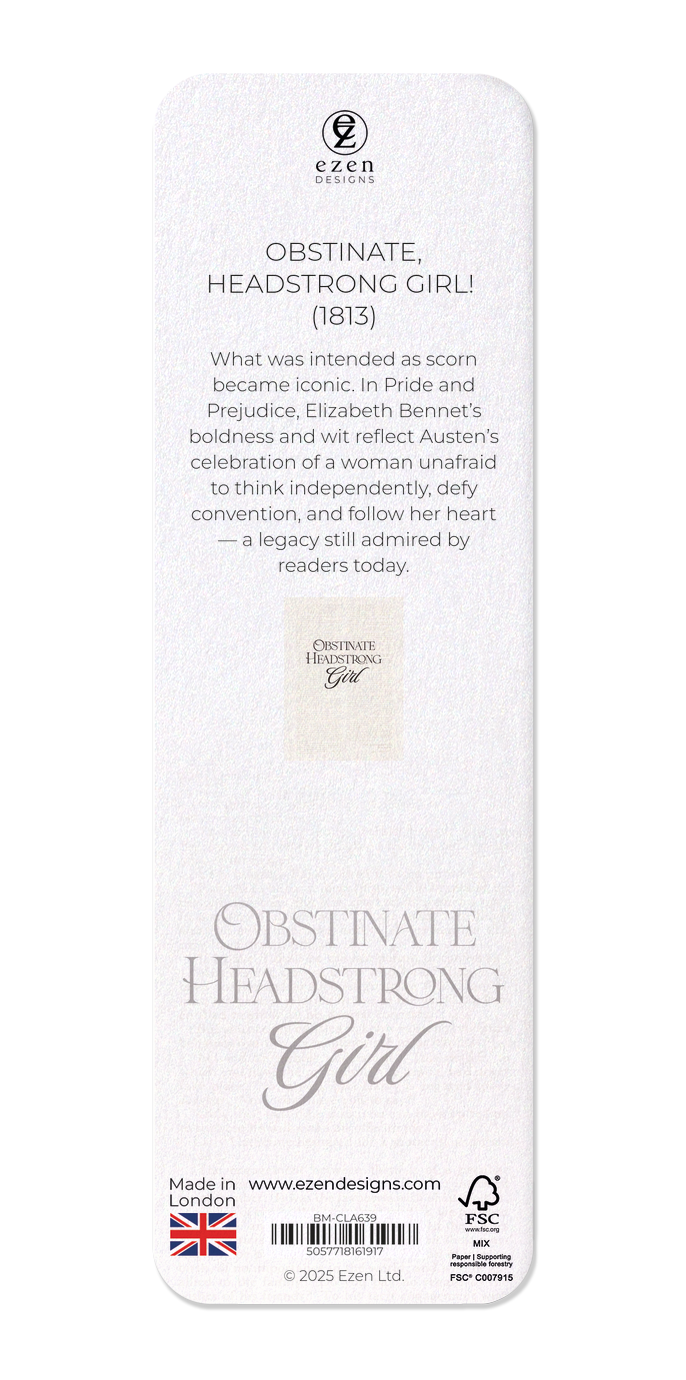 OBSTINATE, HEADSTRONG GIRL!  (1813)