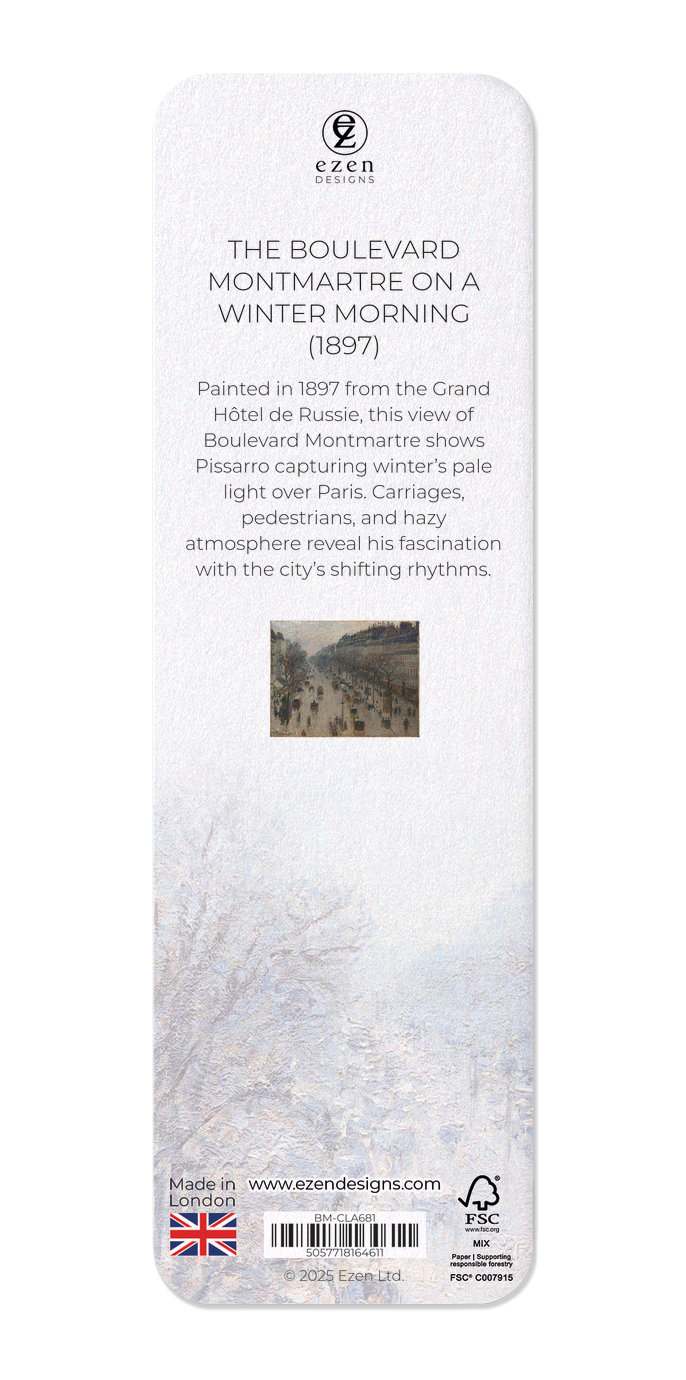 THE BOULEVARD MONTMARTRE ON A WINTER MORNING (1897)