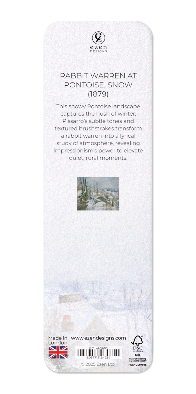 RABBIT WARREN AT PONTOISE, SNOW (1879)