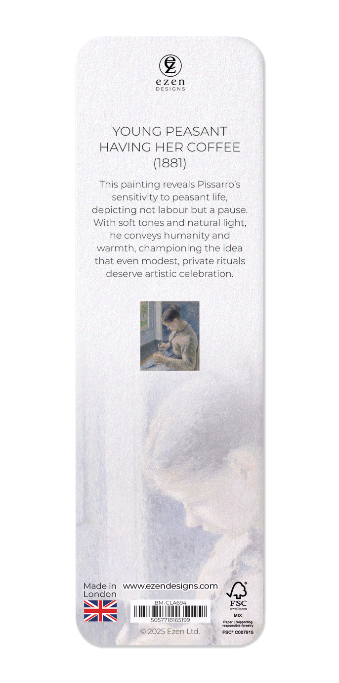 YOUNG PEASANT HAVING HER COFFEE (1881)