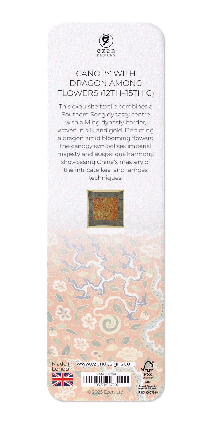 CANOPY WITH DRAGON AMONG FLOWERS (12TH–15TH C)