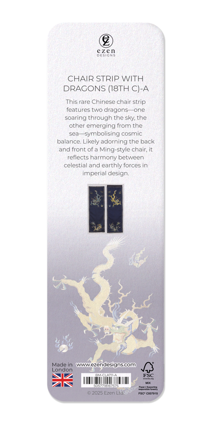 CHAIR STRIP WITH DRAGONS (18TH C)-A