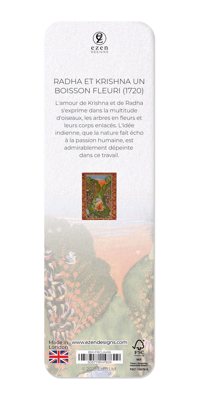 RADHA ET KRISHNA UN BOISSON FLEURI (1720)