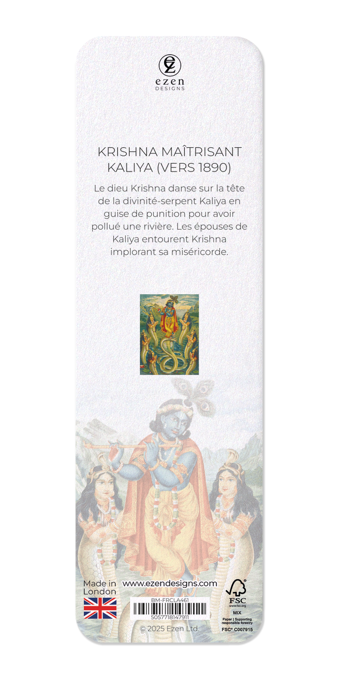 KRISHNA MAÎTRISANT KALIYA (VERS 1890)