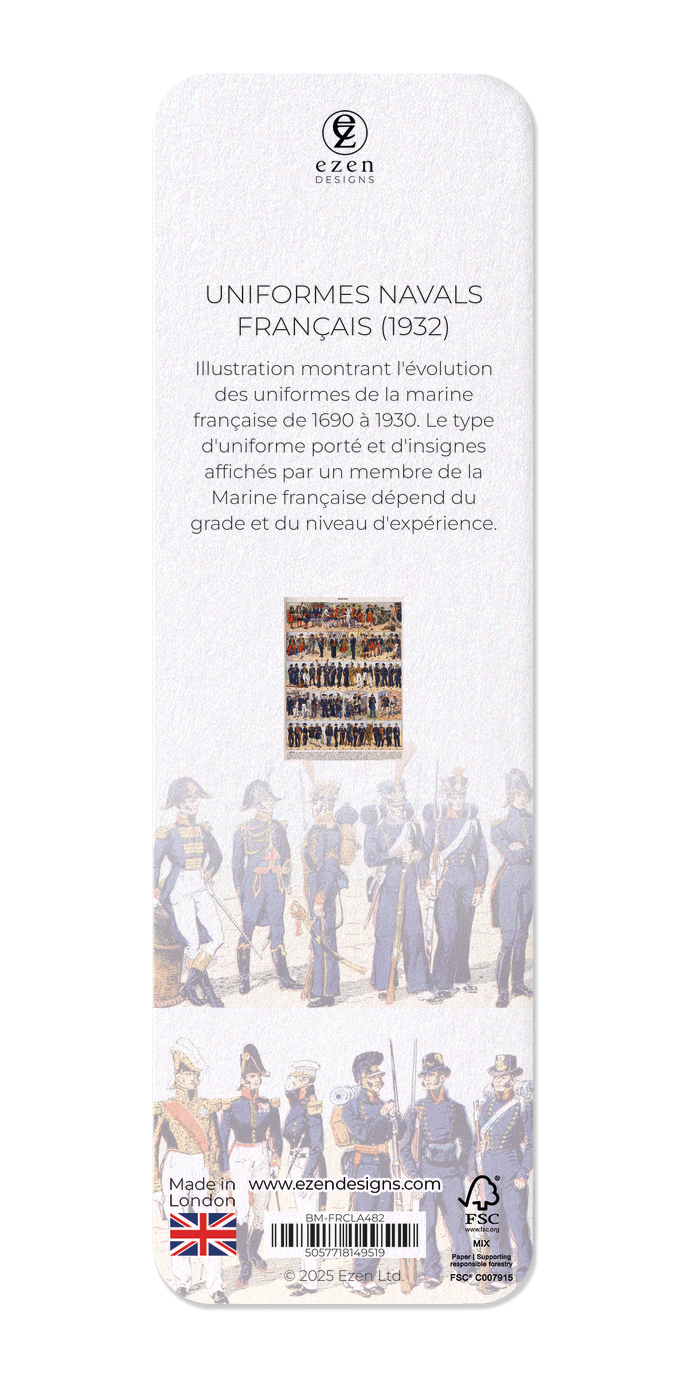 UNIFORMES NAVALS FRANÇAIS (1932)