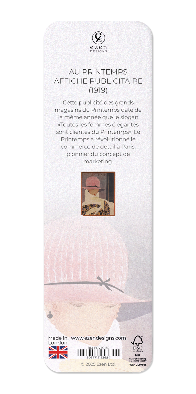 AU PRINTEMPS AFFICHE PUBLICITAIRE (1919)