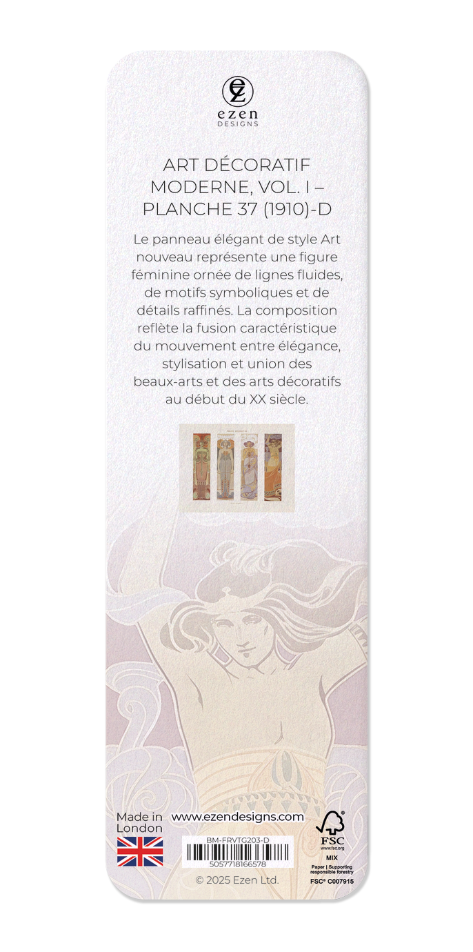 ART DÉCORATIF MODERNE, VOL. I – PLANCHE 37 (1910)-D