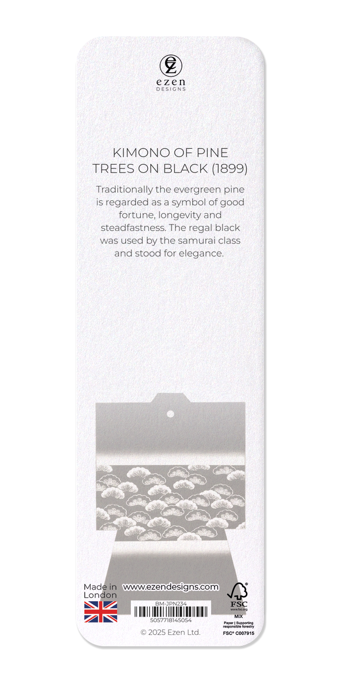 KIMONO OF PINE TREES ON BLACK (1899)