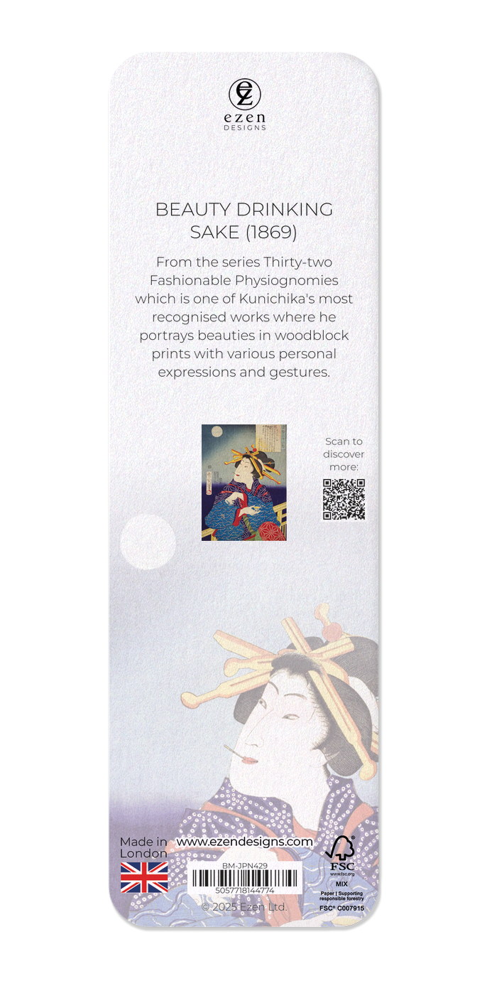 BEAUTY DRINKING SAKE (1869)