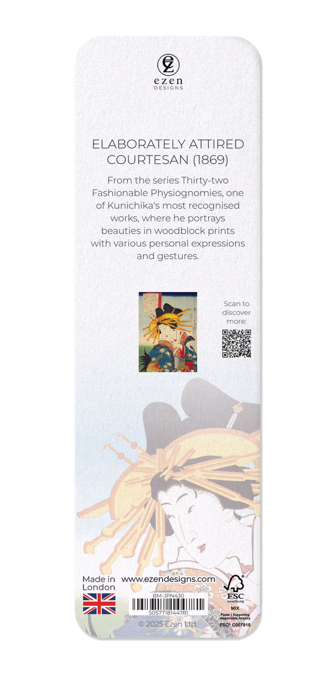 ELABORATELY ATTIRED COURTESAN (1869)